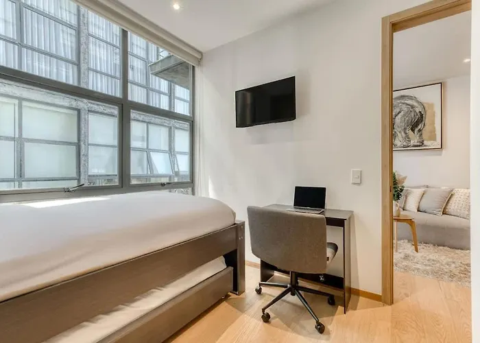 Roma Norte 2br Rooftop Cinema Gym & Grill * Mexico City