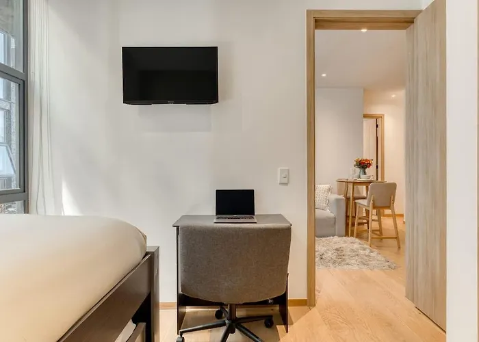 Roma Norte 2br Rooftop Cinema Gym & Grill * Mexico City