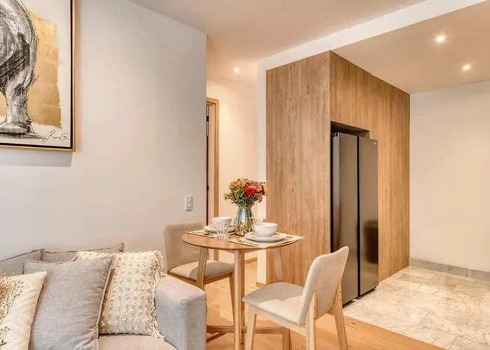 Roma Norte 2br Rooftop Cinema Gym & Grill Apartment Mexico City