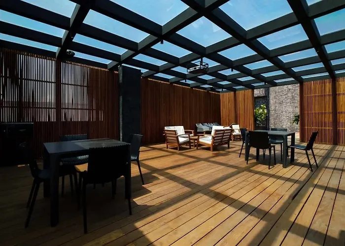 Apartment Roma Norte 2br Rooftop Cinema Gym & Grill Mexico City