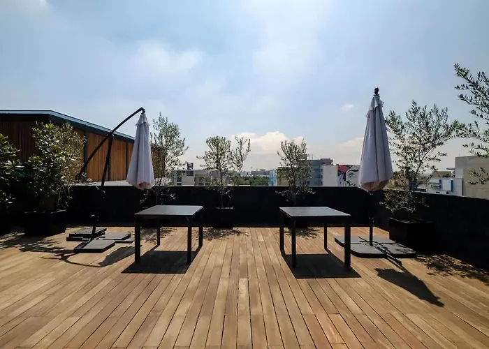 Roma Norte 2br Rooftop Cinema Gym & Grill Apartment *