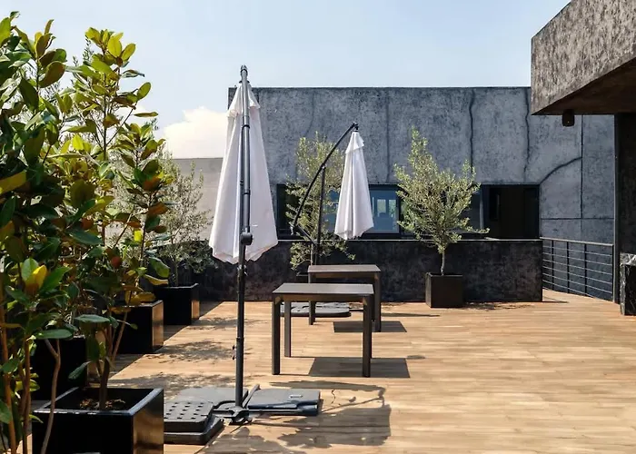 Roma Norte 2br Rooftop Cinema Gym & Grill Mexico City